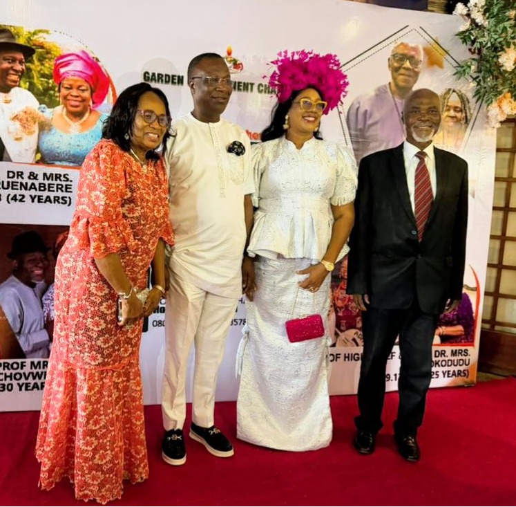 Professor Stephen Okodudu; Dr. Ezinneka Okodudu; Barrister Ehruojokume Okodudu;, Ima-Egia Okodudu and Ububojomire Okodudu.